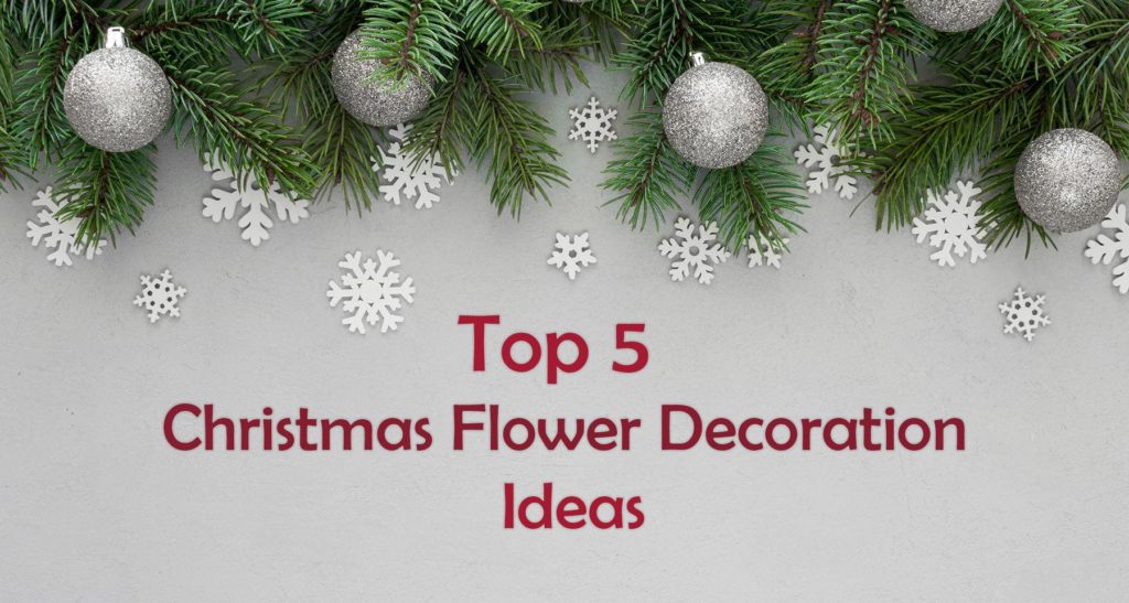 Christmas Flower Decoration ideas qatar