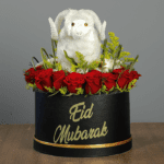 Eid Gift Box Red, White & Yellow-1