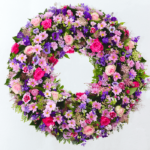 Pink and Purple Wreath
