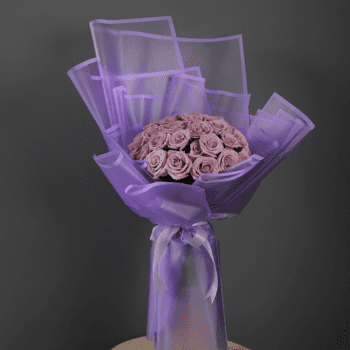 Bouquet of Purple Roses