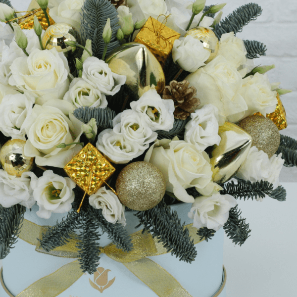 Merry Christmas flowers Gift Box