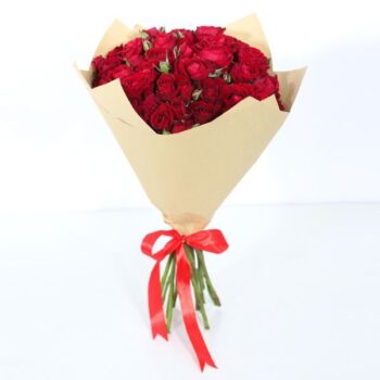 10 Stem Red Spray Roses Bouquet