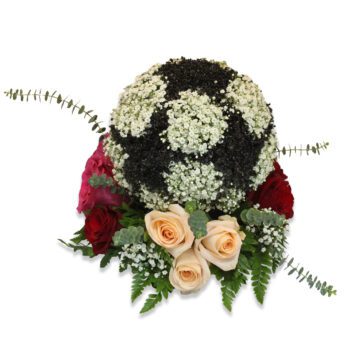 Creative Football Flower Arrangement