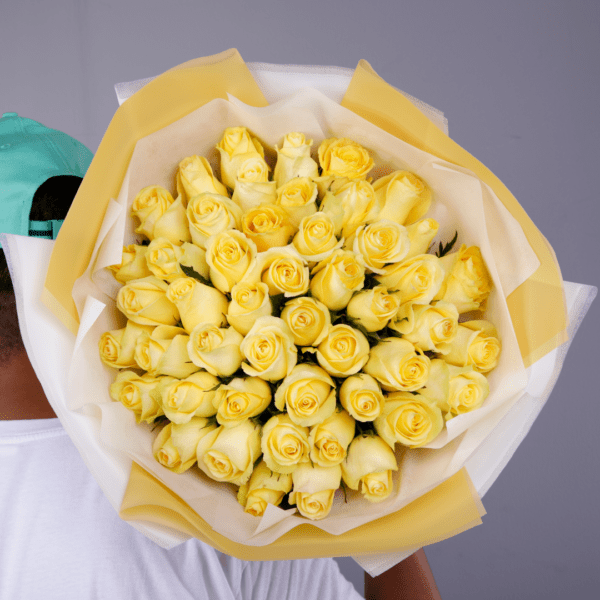 Yellow roses bouquet online delivery