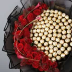 Ferrero Bouquet with Red Flowers-2