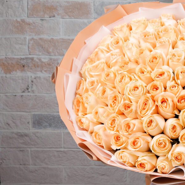 Peach Roses Bouquet online