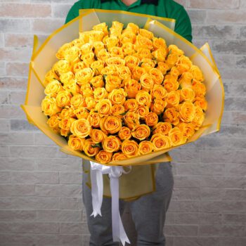 Yellow Delight bouquet by Black Tulip Flowers