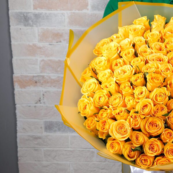 Yellow Delight bouquet by Black Tulip Flowers