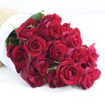 I Like You red rose kraft wrapping bouquet 003-min