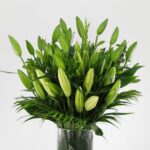 white lilies tall vase 002-min (1)