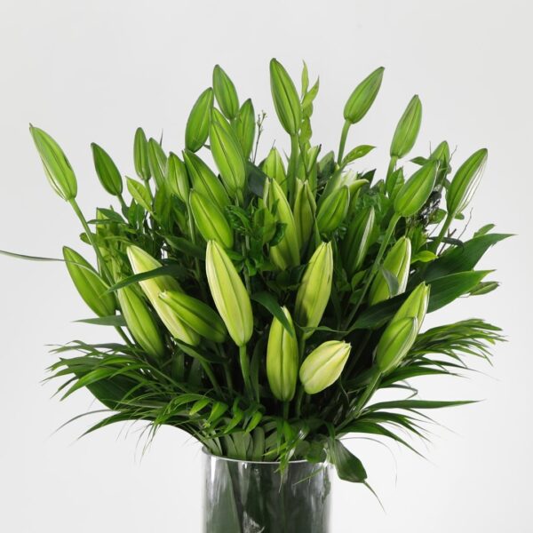 A Tall Vase with Lilies