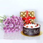 cake chocolate flowers 001
