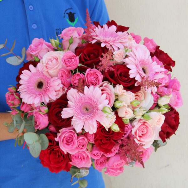 Roses and Gerbera Bouquet