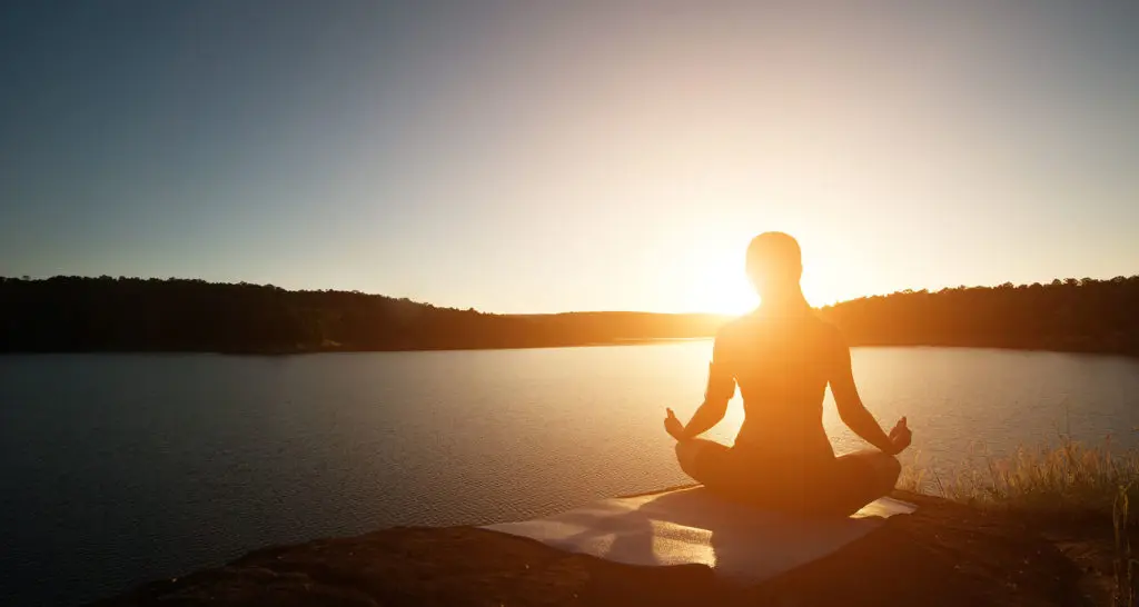 Yoga posing for mental health