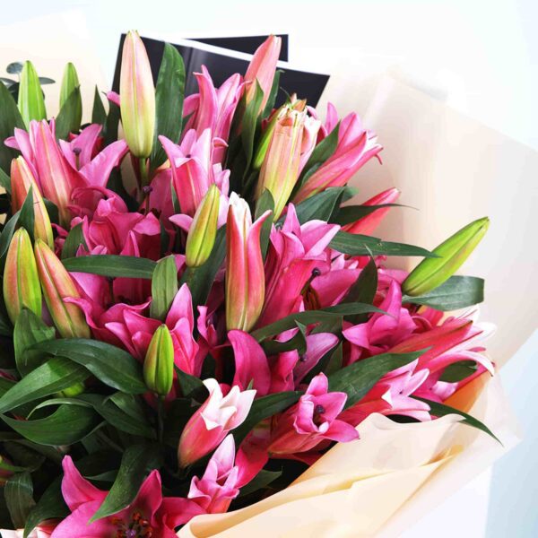 Send Stargazer Pink Lilies Bouquet