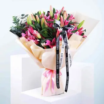 Stargazer Pink Lilies Bouquet Online