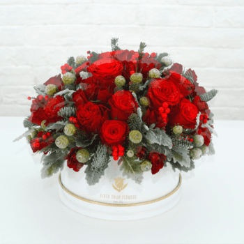 Christmas Flowers box arrangements