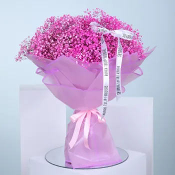 Pink Gypsophila Bouquet