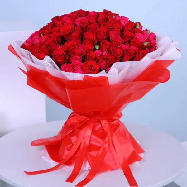 Joyful Roses Bouquet Online qatar