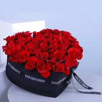 Kind Heart Rose Arrangement in qatar