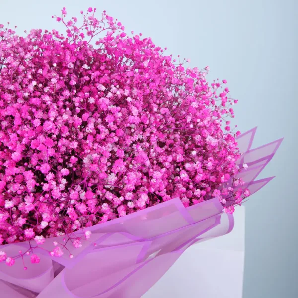 Pink Gypsophila Bouquet qatar