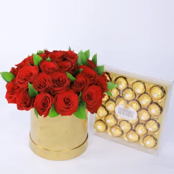 Pure Roses with Ferrero rocher