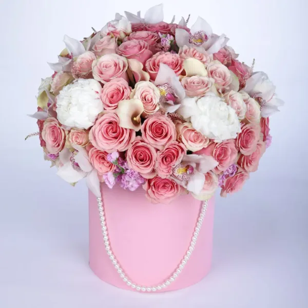 Romantic Pink Combination Flower Box