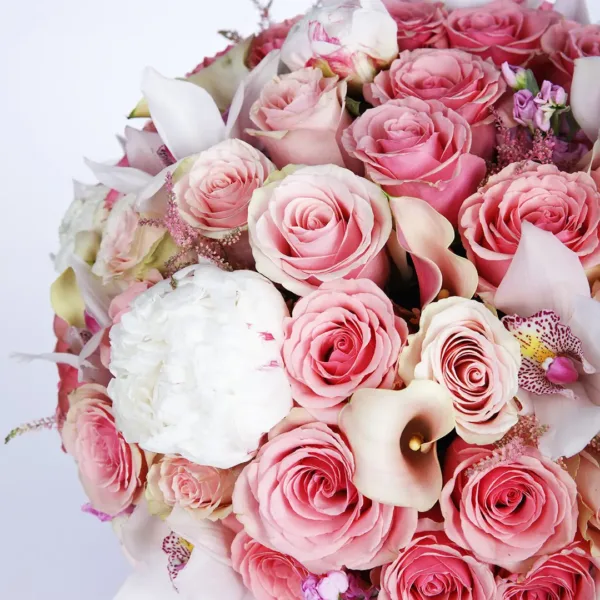 The Pink Shades Flower Box Online delivery