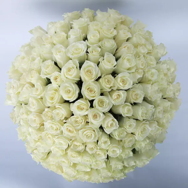 Tempting White Roses Bouquet