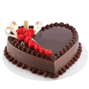 Heart Shape Choco Love Cake