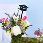 Graduation Boot Floral Arrangement-04