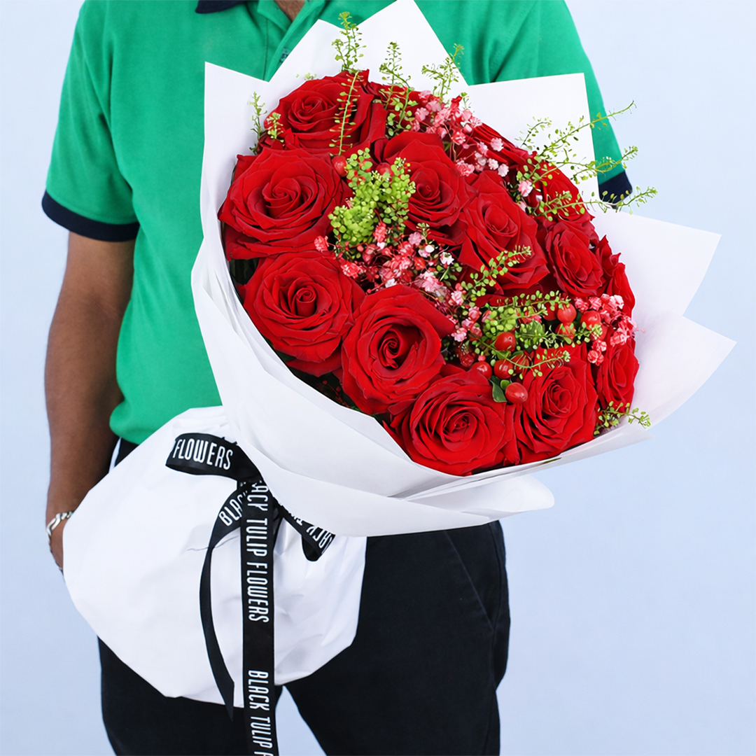 Red Roses Pure Love