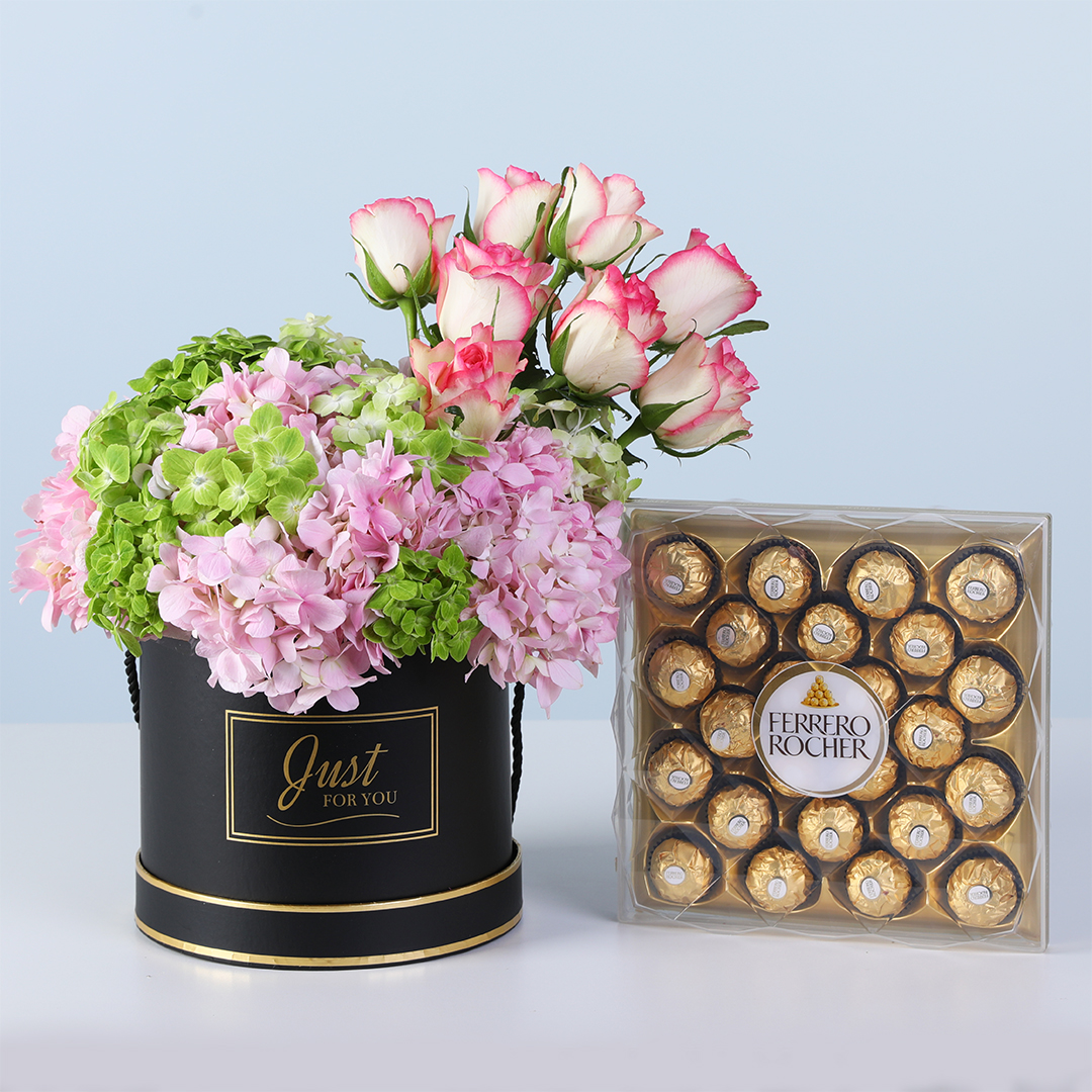 Modern Pastel Bloom Ferrero 24 Pcs