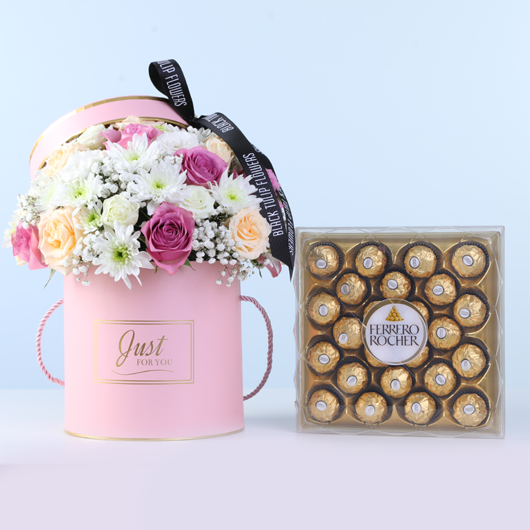 Signature Peach Bloom Ferrero 24 Pcs Combo